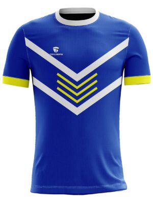 Men’s Round Neck Football T-shirts Multicolored Custom Sports Kids Jersey