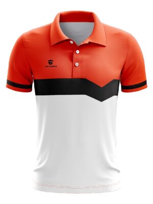 Badminton Apparel | Custom Sports Polo Tshirts for Men Boys White Color