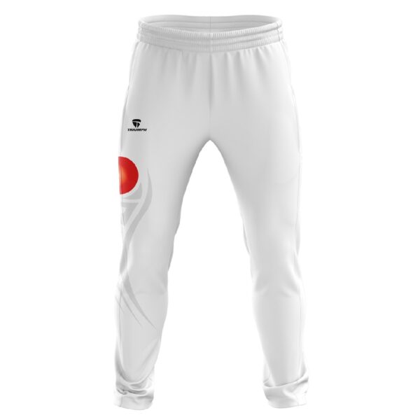 White Cricket Track Pants for Men | Triumph Cricket Trouser