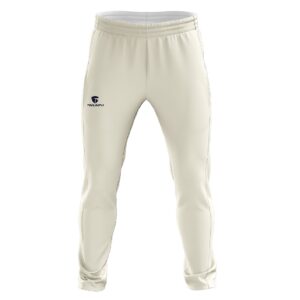 White Cricket Pant with Blue Printed | Men’s Cricket Clothing