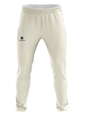 White Cricket Pant with Blue Printed | Men’s Cricket Clothing