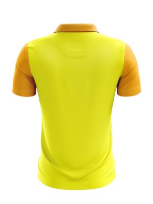 Cricket Sports T-shirt Custom Sports Cricket Jersey Chrome Yellow & Light Yellow Color