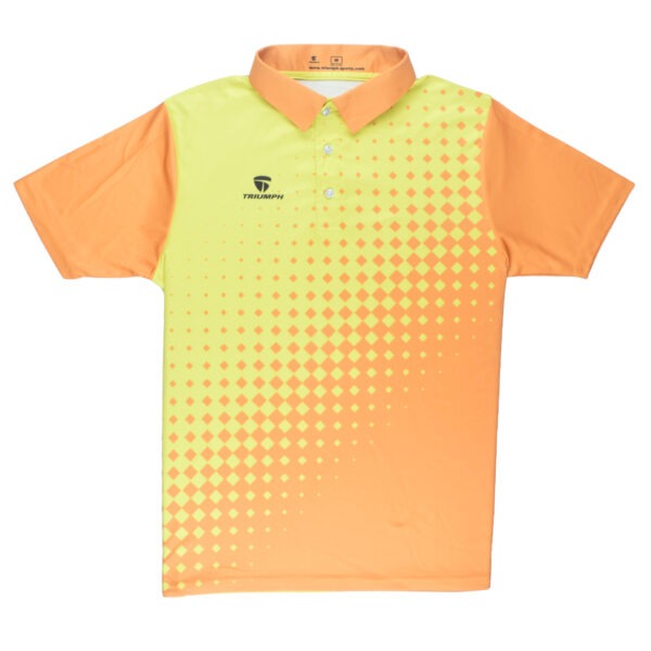 Cricket Sports T-shirt Custom Sports Cricket Jersey Chrome Yellow & Light Yellow Color