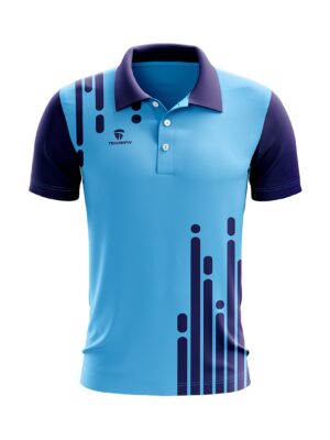 Cricket Tournament Dress for Team Sky Blue & Navy Color