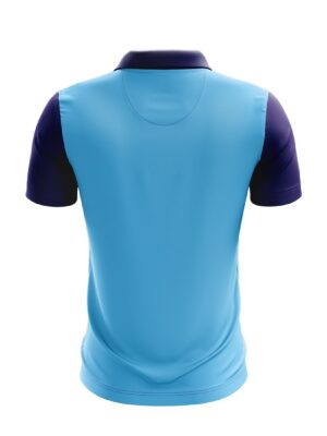 Cricket Sports Club Jersey New Design Cricket Training T Shirt Blue Color