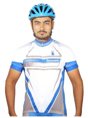Mens Cycling Jersey Biker Short Sleeve Shirt Quick Dry Full Zip Bicycle Upper Wear