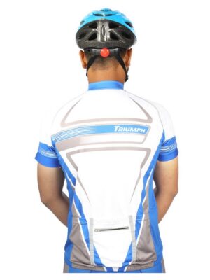 Mens Cycling Jersey Biker Short Sleeve Shirt Quick Dry Full Zip Bicycle Upper Wear