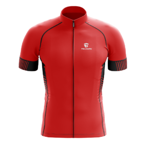 Mountain Bike Cycling Jersey for Men’s | Custom Sportswear Red Color