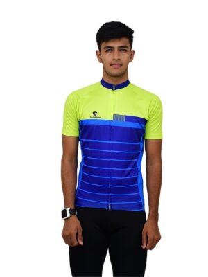 Cycling Apparel for Men | Custom Cycling Clothing Blue & Green Color