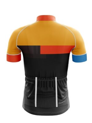 Cycling Jersey for Men | Customised Bicycle Apparel for Cyclist Black, Yellow, Red & Blue Color