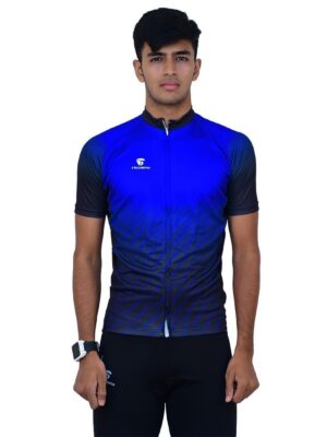 Cycling Jersey for Men | Custom Cycling Clothing Dark & Light Blue