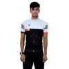 Professional Sublimated Mountain Bike Jersey White & Black Color