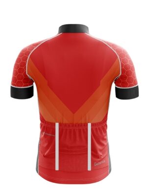 Professional Sublimated Cycling Jersey | Cyclist Outfit Red Color