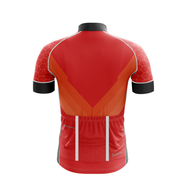 Professional Sublimated Cycling Jersey | Cyclist Outfit Red Color