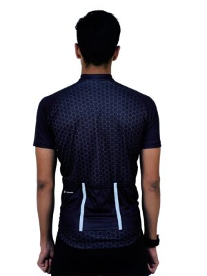 Custom Printed Mountain Bike Jersey for Man Black Color