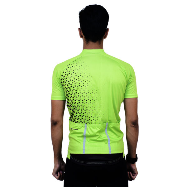 Custom Printed Bicycle Apparel | Cycling Jersey for Men Neon Green Color