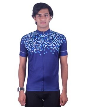 Men Cycling Jersey | Custom Printed Cycling Team Apparel Blue Color