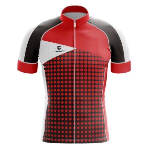 Bicycle Jersey | Men?s Cycling Sports Clothes Red, Black & White Color