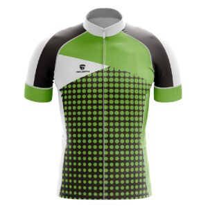 Cycling Jerseys for Men | Customised Cycling Team Apparel Black & Green Color