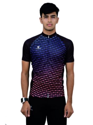 Cycling Jersey for Men | Custom Cycling Outfit Black With Multi Color
