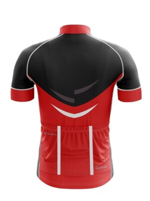 Men Cycling Jerseys | Customised Cycle Apparel for Boys Red & Black Color