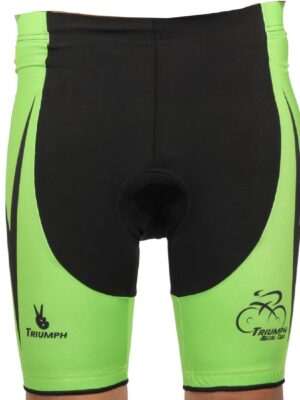 Men’s Cycling Shorts 3D Padded for Bicycle Riding Bike Biking Cycle - Green Black