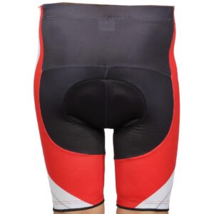 Men’s Cycling Shorts 3D Foam Padded Bicycle Riding Bike Shorts Black & Red