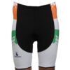 Mens / Womens Bike Shorts with 3D Padded, Custom Cycling Shorts Tri Color & Black