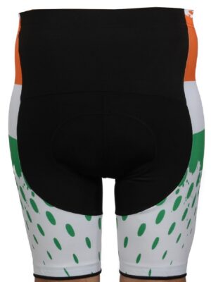 Mens / Womens Bike Shorts with 3D Padded, Custom Cycling Shorts Tri Color & Black