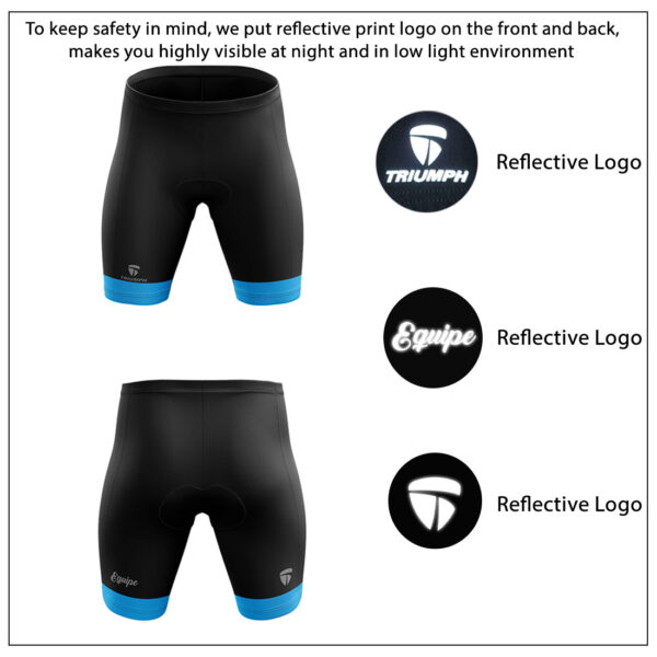 Women's Cycling Shorts | Gel Tech Padded Cyclist Half Pants - Image 4