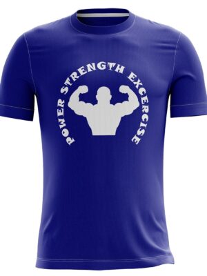 Gym Workout Jersey for men Blue Color