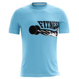 Gym Workout Jersey for Men's - Sky Blue Color