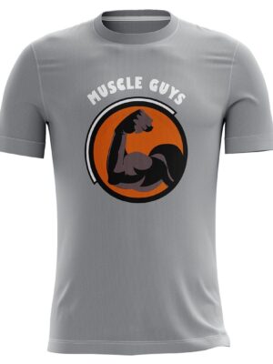 Sports T Shirt for Men Quick Dry Fit Jersey | Gym T Shirts Grey Color