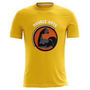 Gym Clothes | Custom Sports Wear T-Shirt for Men Yellow Color