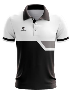 Short Sleeve Printed Golf Polo Shirts | Men's Regular Fit Casual Polo TShirt