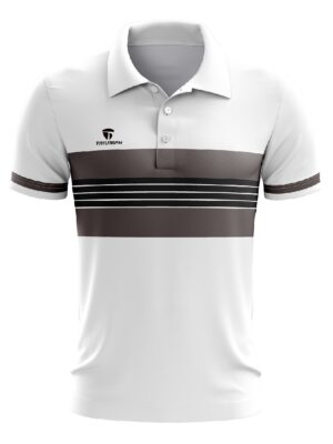 White Golf Shirts for Men | Athletic Fit Men’s Golf Polo Shirts for Men