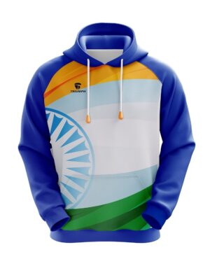 India Tricolor Hoodies for Men Indian Color
