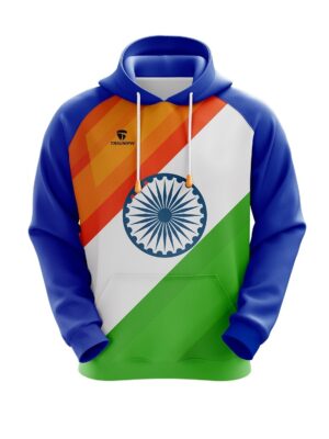 Independence Day Designer Hoodies for Men Boys Indian Colors