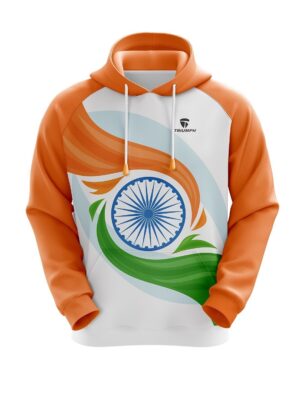 India Tri Color Hoodie | India Flag Printed Hoodies Indian Color