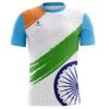 Trendy Indian Independence and Republic Day T-Shirts for Men Indian Tri White & Blue Color