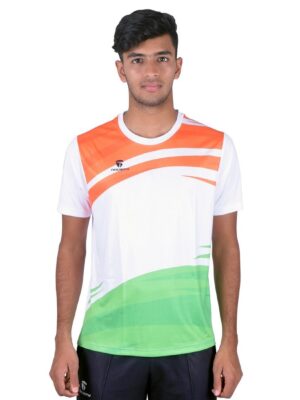 Republic | Independence Day T Shirt for Men White Indian Color