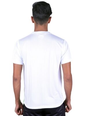 India Flag Printed Republic / Independence Day Jersey Men’s Tees Indian Tri White Color