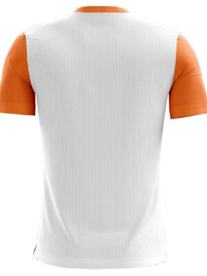 India Flag Printes White Orange T-shirt for Men Boys White & Orange Tri Color