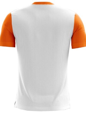 15th AUG Sublimated Casual Jersey for Boy / Men White & Orange Indian Tri Color