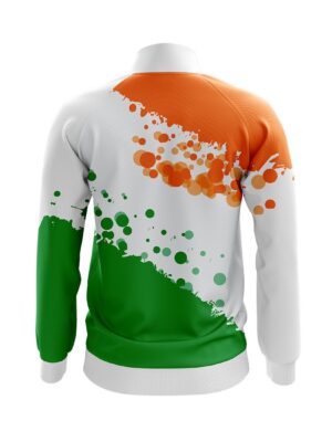India Tri Color Sports Jacket For Men