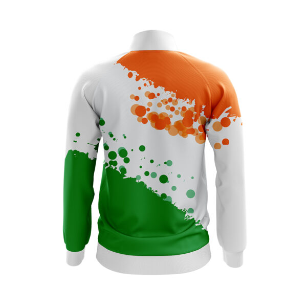 India Tri Color Sports Jacket For Men