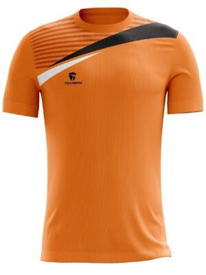 Full-Sublimated Kabaddi T-Shirts for Boys / Men Orange Color