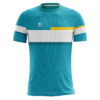 Club Team Kabaddi Jersey | Add Nume Number Logo Blue, White & Yellow Color