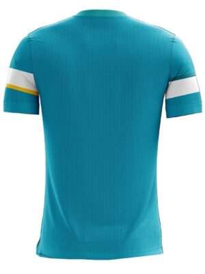 Club Team Kabaddi Jersey | Add Nume Number Logo Blue, White & Yellow Color