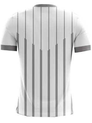 Half Sleeve Kabaddi Jersey | Custom Sportswear White & Grey Color